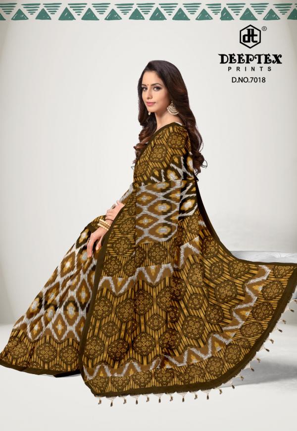 Deeptex Ikkat Vol-7 Cotton Designer Saree Collection